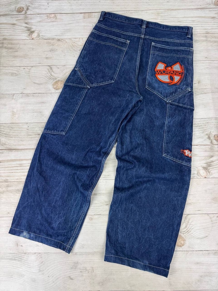 Vintage Wu Tang Clan 1996 Denim Jeans Cargo Baggy Wu Wear OG Men