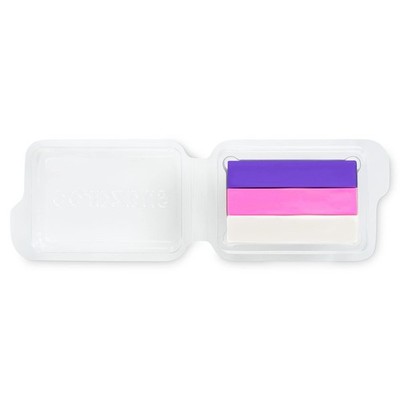 1117001 Children's Make-up Split Cake Mini Set Flora, 3 Make-up Colors on Waterb...