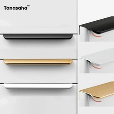 Invisible Handle Cabinet Wardrobe Door Drawer Handle Pulls Hidden Aluminium