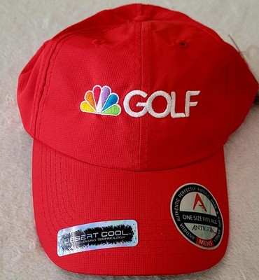 NBC Golf Hat Antigua Essentials Desert Cool adjustable strapback New with tags!