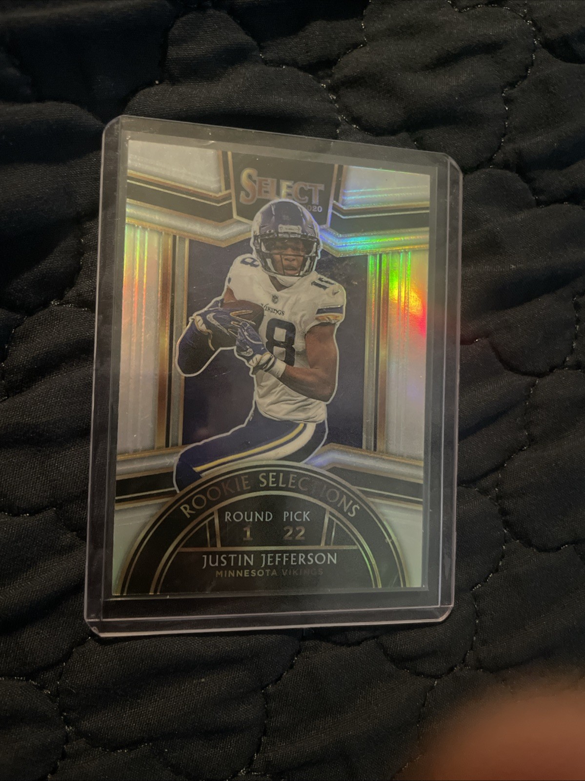 2020 Panini Select - Rookie Selections Justin Jefferson #RS-9 Silver Prizm (RC)