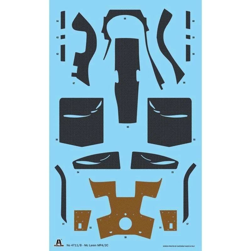 Italeri 4711 McLaren Mp4/2c 1/12: Motore Tag-Porsche, , Photoetch, Ca - Immagine 4 di 4