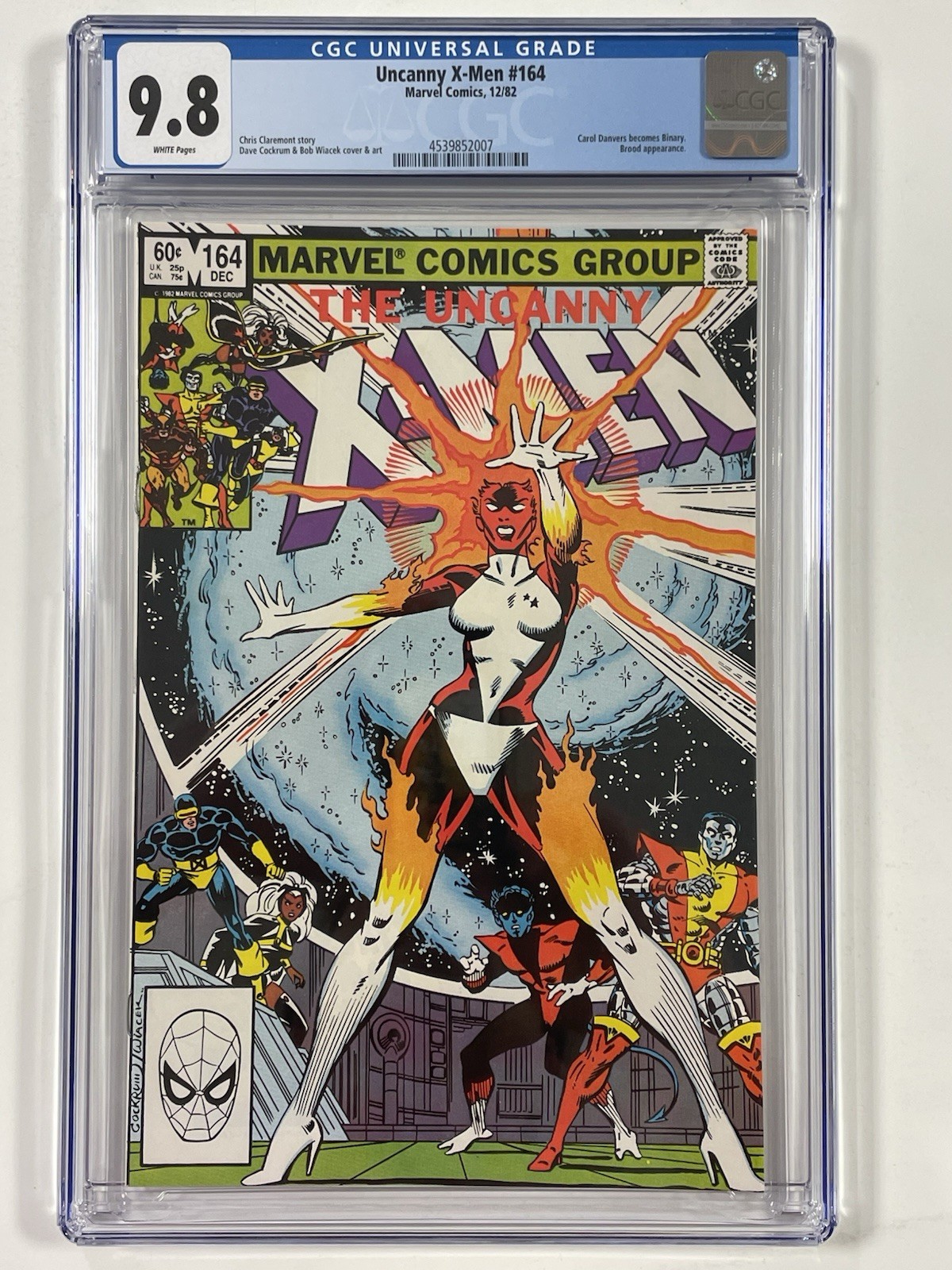 The Uncanny X-Men #164 (Marvel Comics December 1982) CGC 9.8