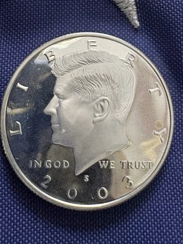 2003-S 90% Silver Proof Like Kennedy Half Dollar