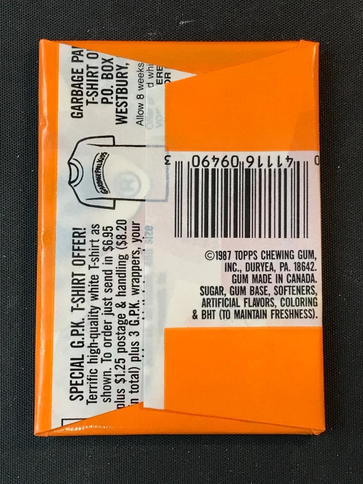 Topps Garbage Pail Kids 1987 9ª serie paquete canadiense GPK (de caja como nueva) error Foto 3 de 4