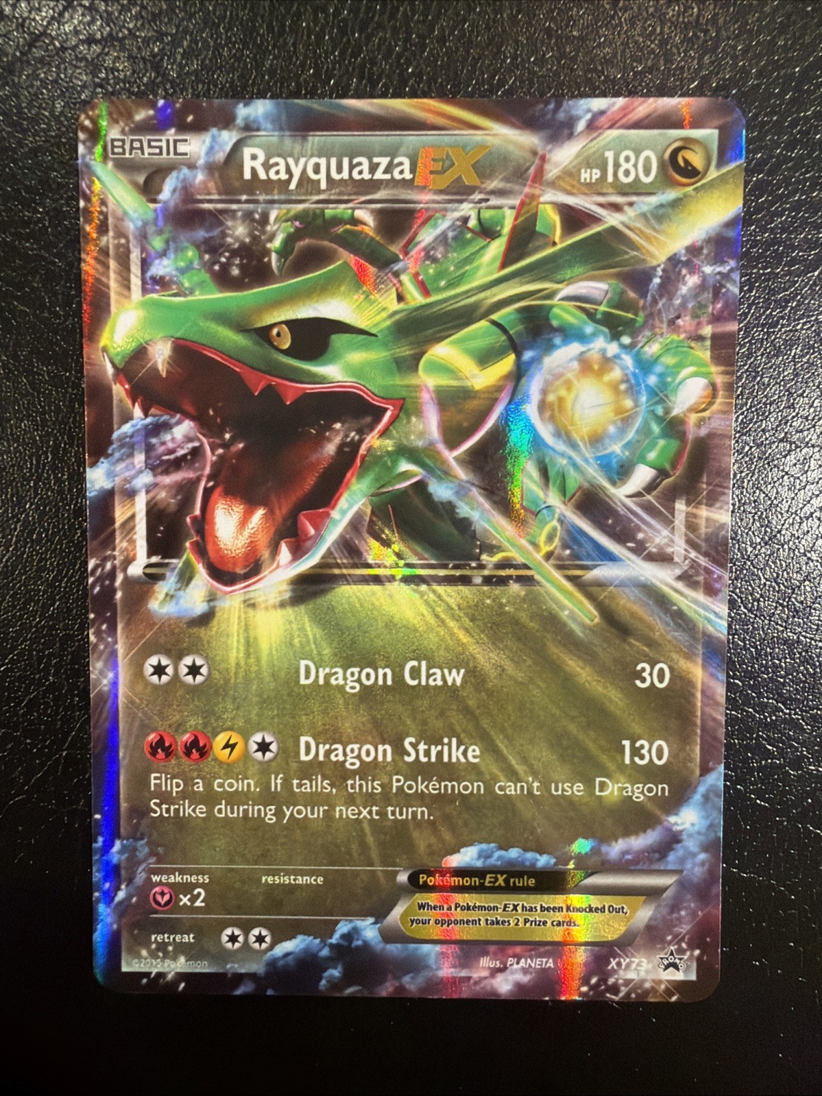 Pokemon TCG Rayquaza EX XY73 XY Holo LP