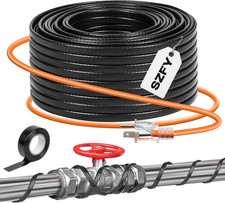 3FT 200FT Heat Tape for Water Pipes, -40 F Deicing Cable,Pipe Heat Cables for Ro