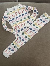 Hanna Andersson Youth Size 6-7 organic cotton Christmas Pajamas