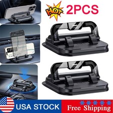 2PCS Car Phone Mount with Strong Suction Cup   360  Rotation, Adjustable Viewing