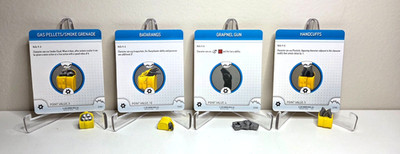 Heroclix: Utility Belt object lot (Batarangs, Handcuffs, Gas) Wizkids DC Batman