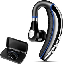 Bluetooth Headset V5.0 Wireless Bluetooth Earpiece with Noise Canceling Mic f...