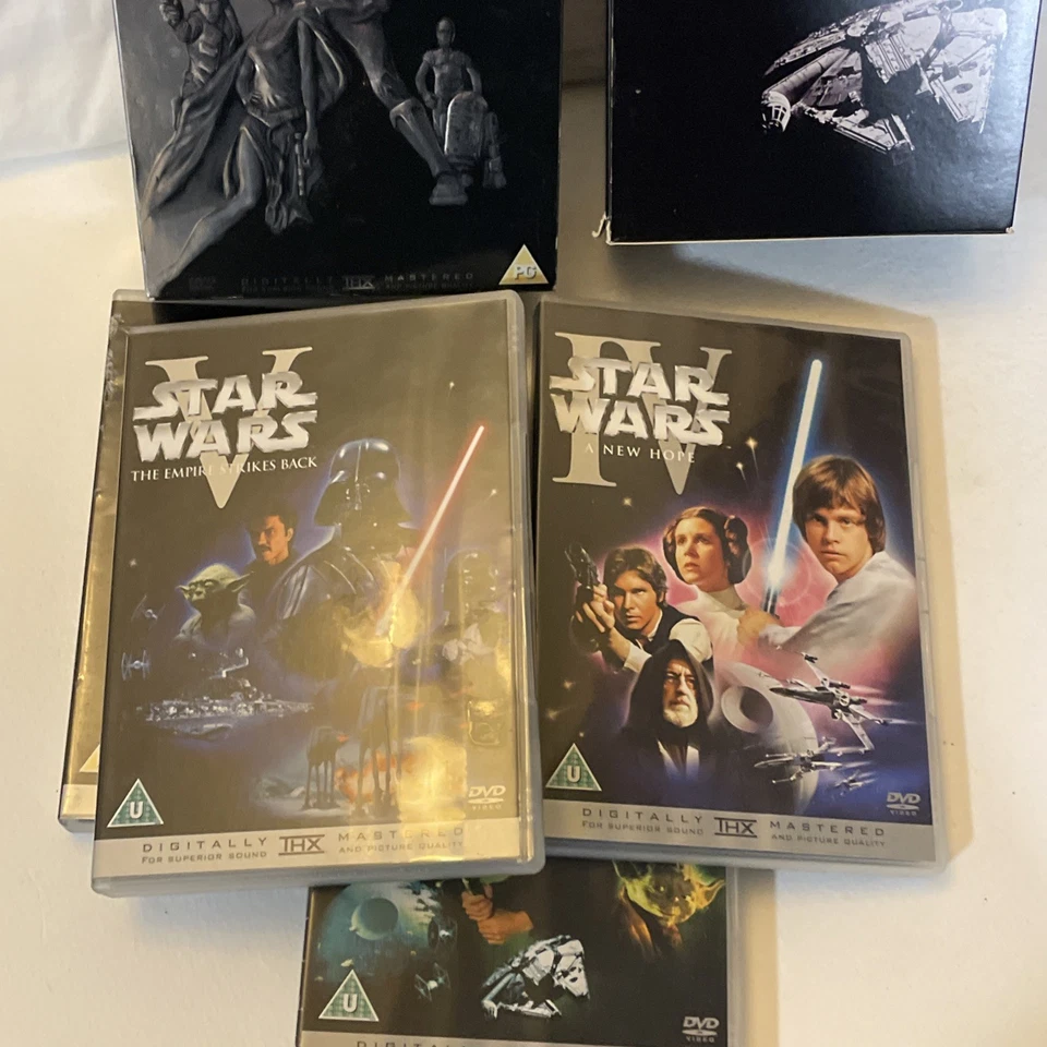STAR WARS - The Original Trilogy - 4 Disc DVD Box Set (2004) - UK / PAL. - Image 3 of 3