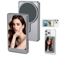 Vlog Selfie Monitor Screen for Phone, Magnetic Mount, Compatible with iPhone