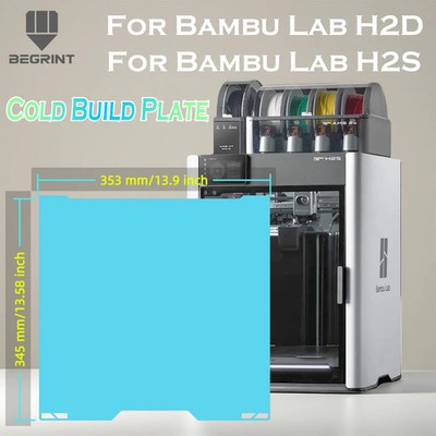 Strukturierte PEI-Federstahlplatte für 3D-Drucker H2S H2D Bambu Lab