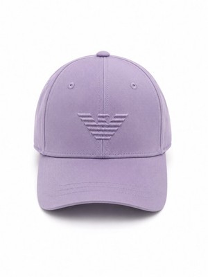 Emporio Armani Baseball Cap Herren Flieder Original mit Eagle Logo Neu