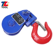 2 Ton Snatch Block with Swivel Shackle, 3" Sheave, 3/8" Cable Snatch Pulley