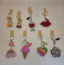 Bling Rhinestone Keychain - Cute Crystal Car Keychains, Purse Charms etc