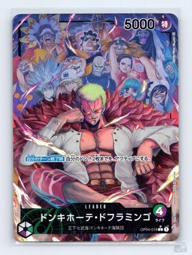 Donquixote Doflamingo (Alternate Art) OP04-019 Kingdoms of Intrigue One Piece NM