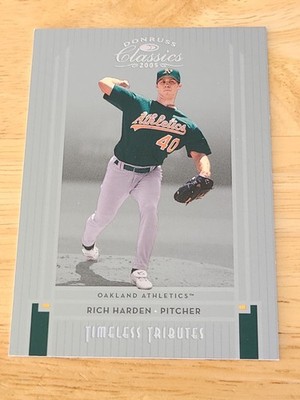 2005 Donruss Classics Silver Timeless Tributes /100 Rich Harden #40 $$$