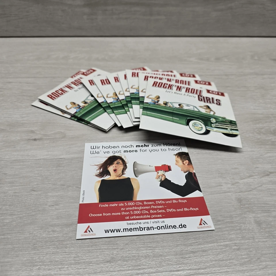 Rock 'n' Roll Girls: The Rockin' and Swinging Girls of the 50's 10 CD Boxset VGC Foto 4 de 4