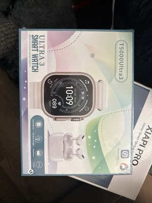 Smart Watch With Free Earbuds And 7 Changeable Bands