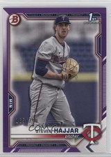 2021 Bowman Draft Purple 165/250 Steven Hajjar #BD-161 0q3