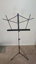 Titan Folding TMS25-BLK Music Stand with Carrying Bag Black