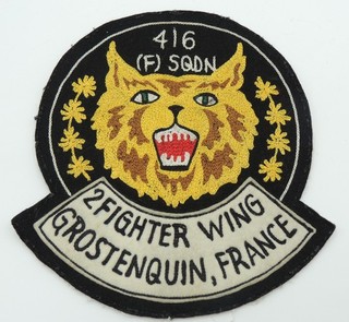 Cold War 416 Tactical Fighter Squadron 2nd Wing Royal Canadian Air Force Crest