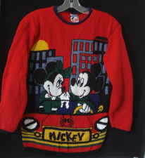 Vintage Disney Mickey  s Stuff for Kids Mickey  Minnie Mouse Sweater Size XL