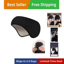 Adjustable Blackout Sleep Eye Masks for Men and Women Outdoor, Bedroom Earmuf...