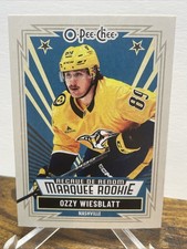 2025-26 OPC Marquee Rookie Retro #570 Ozzy Wiesblatt - Nashville Predators