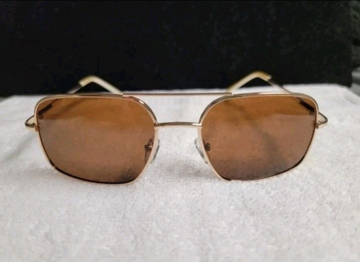 Designer Sunglasses Oliver Peoples Victory 55 Cognac Burn Notice