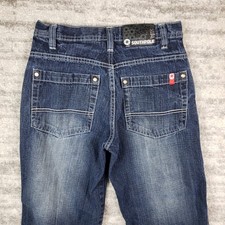 Southpole Jeans Boys Youth 12 Baggy Loose Straight Blue Y2K Measure 26x26