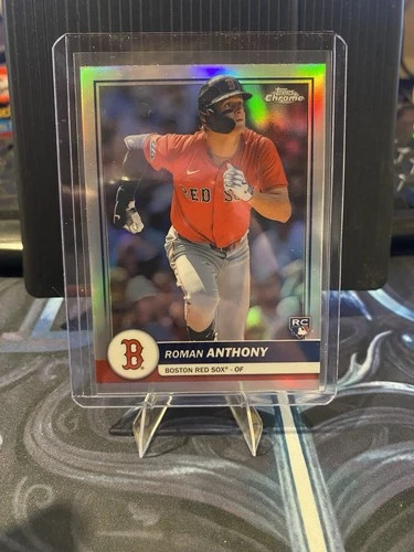 2026 Topps Chrome Flagship Roman Anthony #16 (RC) Rookie Card Red Sox Refractor