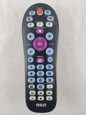 RCA UNIVERSAL BACKLIT RC36K/39H-T1-03 REPLACEMENT REMOTE TV CONTROL  - TESTED