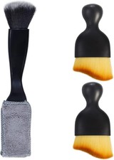 3 PCS Car Interior Detail Dust Brush,Soft Car Interior Detailing Kit Tools,Dash