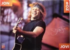 JON BON JOVI = 2 PAGES 1995 FRENCH POSTER CLIPPING