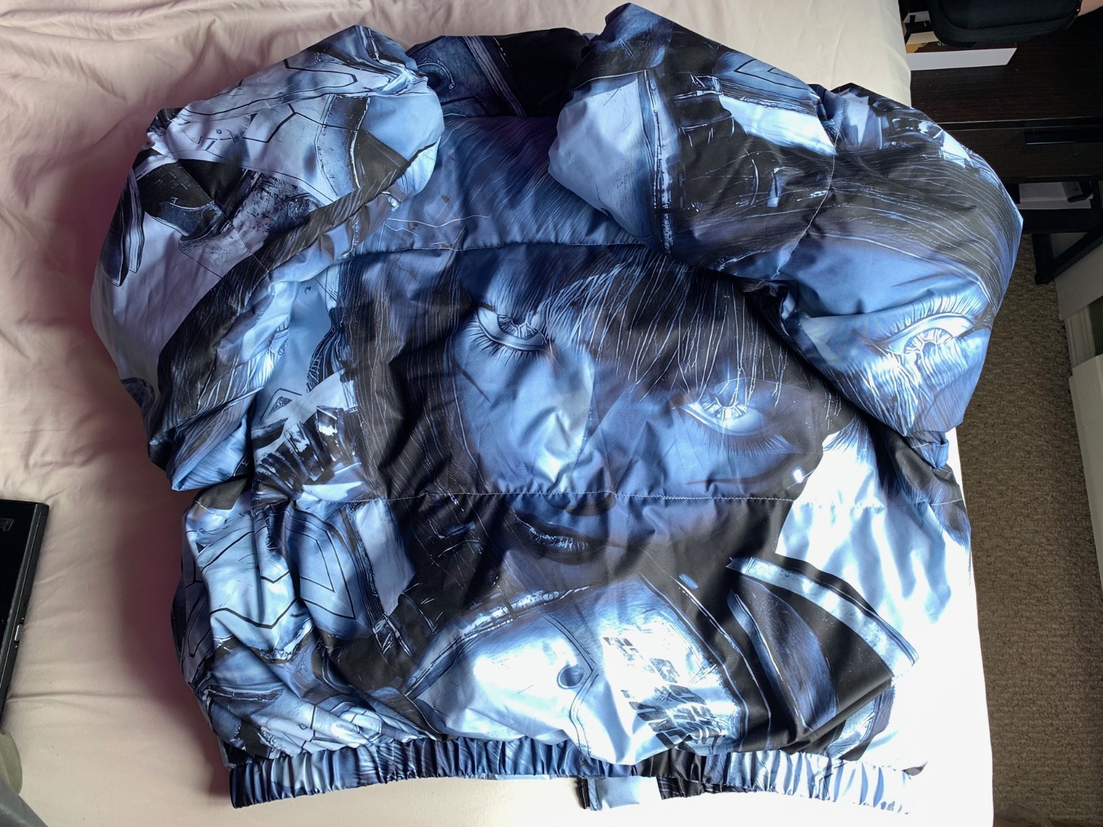 Basic Pleasure Mode Battle Angel Puffer Jacket Bl… - image 2