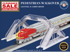 LIONEL 6-14083 PEDESTRIAN CROSSING TRACKSIDE CROSSOVER NEW IN OEM BOX