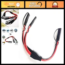 10AWG SAE Y Splitter Cable - 1 to 2 Extension for Solar Battery Connection, 40cm