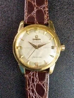 Vintage Omega Seamaster Chronometre Cal 505 18k Gold Watch, Original Guarantee