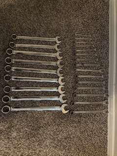 Heavy duty industrial Metric Armstrong/williams/snap on 24piece wrench set