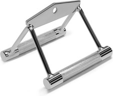 Cable Machine Attachment, Double D Handle  Tricep Rope Cable Attachment, Weight