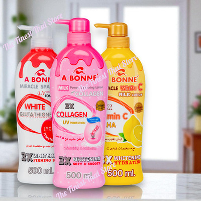 3 x 500ml A Bonne Milk Power Plus Collagen + Miracle Spa Tomato +