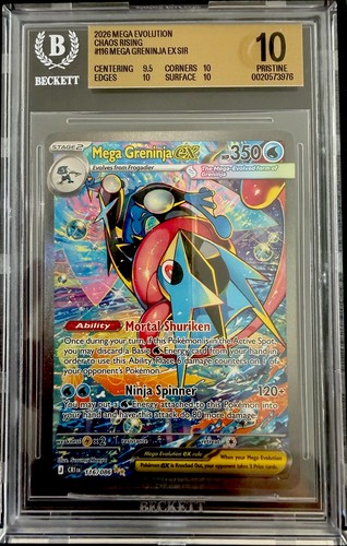 Mega Greninja ex graded BGS 10 for sale on eBay
