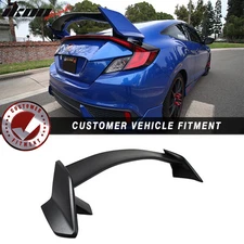 Fits 16-20 Honda Civic 10th Gen X Coupe 2-Door Type R TR Trunk Spoiler Wing ABS