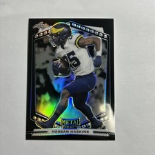 2022 Leaf Draft - Metal - Black  #B-HH2 - Hassan Haskins