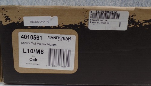 Boots Womens MANITOBAH Snowy Owl Mukluk Vibram Oak Size Suede 10 NEW - Picture 6 of 6
