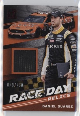 2020 Panini Donruss NASCAR Race Day Relics Red 23/250 Daniel Suarez #RD-DS 0nr3