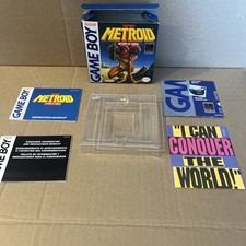 Metroid 2 return of samus gameboy box With Inserts no Game